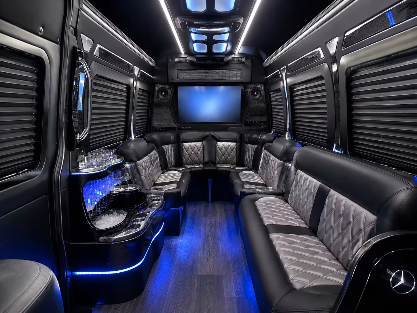 corporate airport shuttle buses for livermore business travel