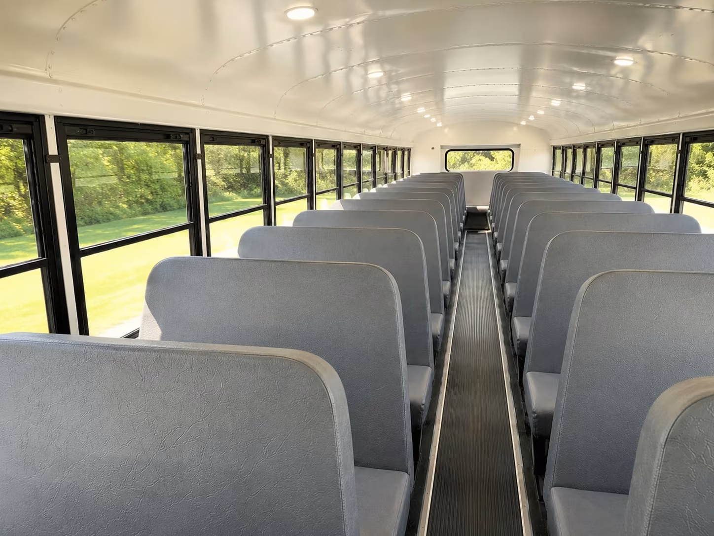 school bus interior